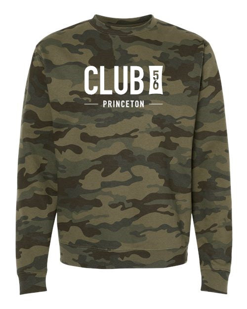 Club 56 Independent Trading Co. Camo Crewneck